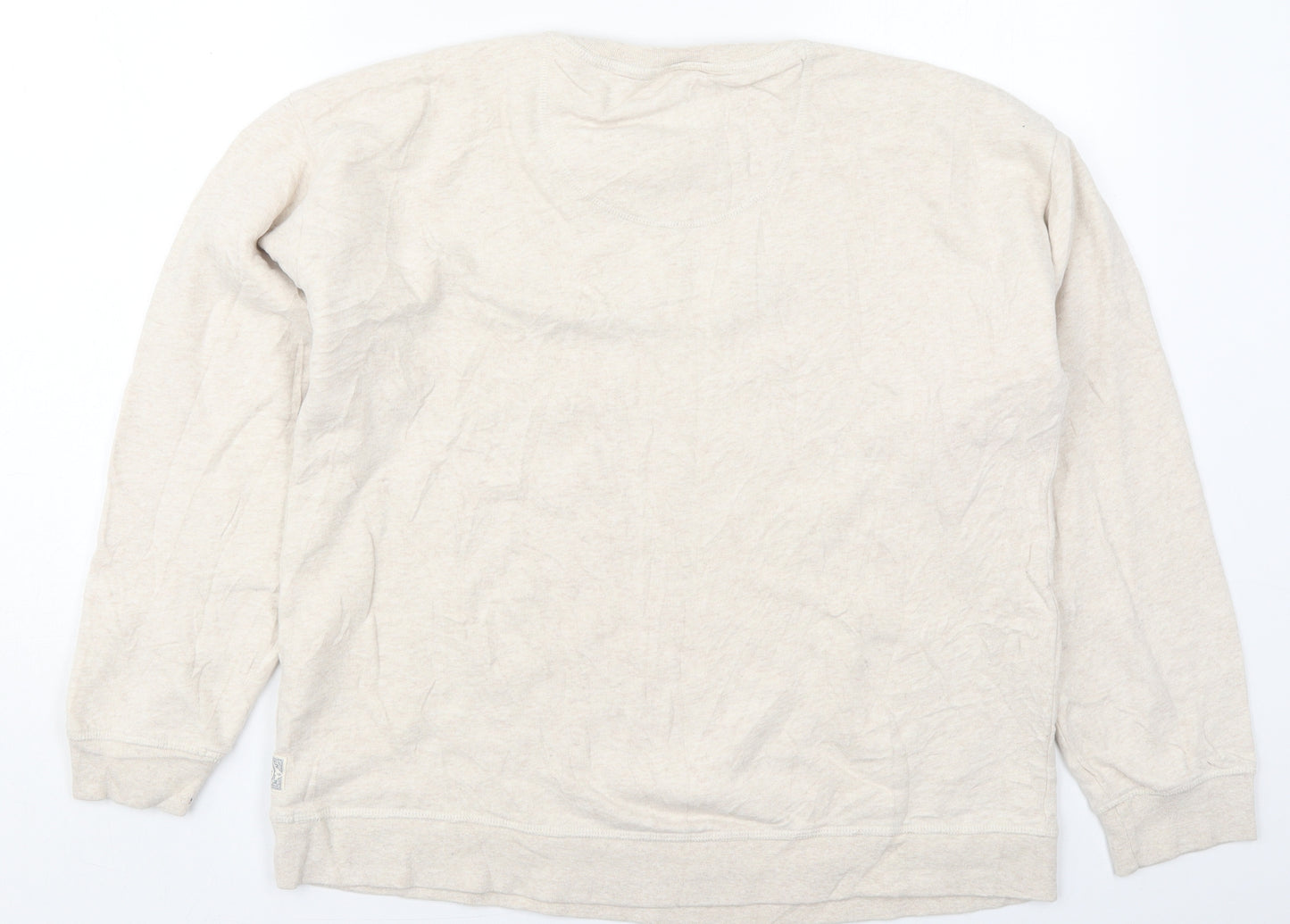 Fat Face Womens Beige  Cotton Pullover Sweatshirt Size 12  Pullover - Bumblebee