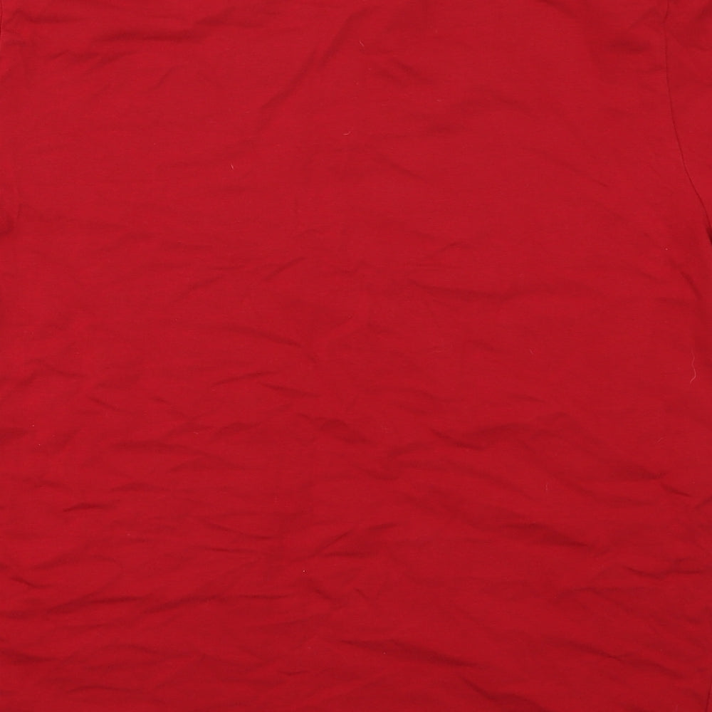 Primark Mens Red  Cotton  T-Shirt Size 3XL Crew Neck