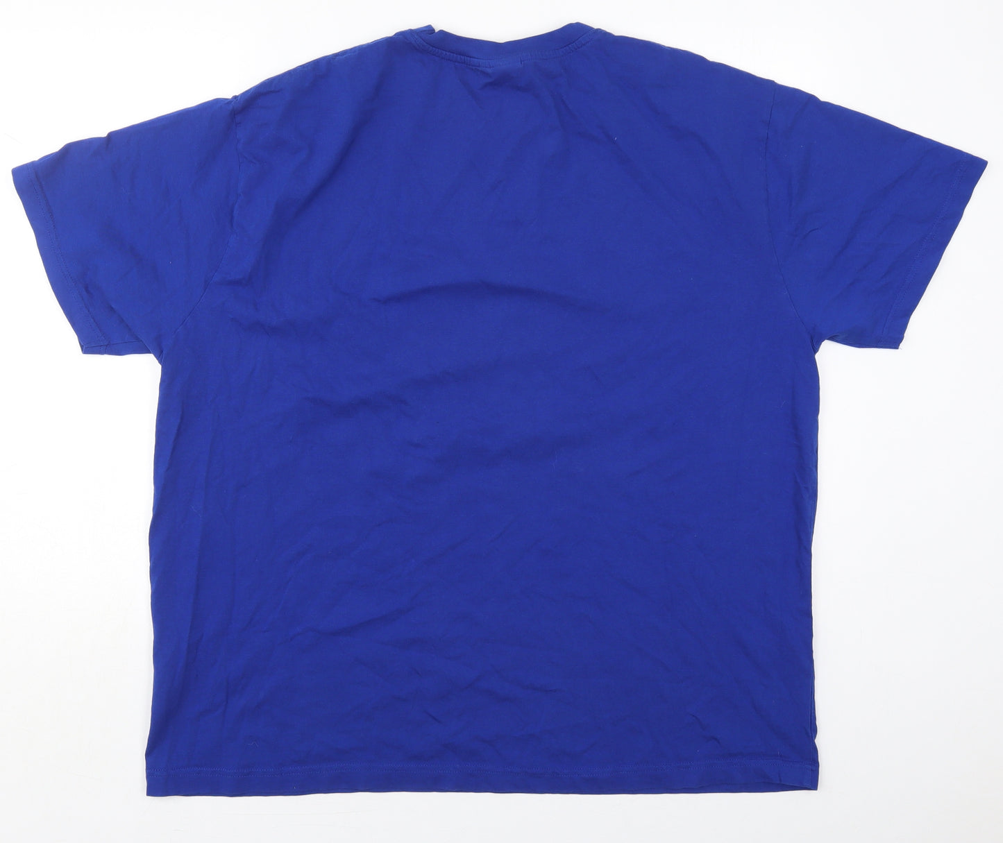 Chelsea Football Club Mens Blue  Cotton  T-Shirt Size 3XL Crew Neck  - Chelsea FC