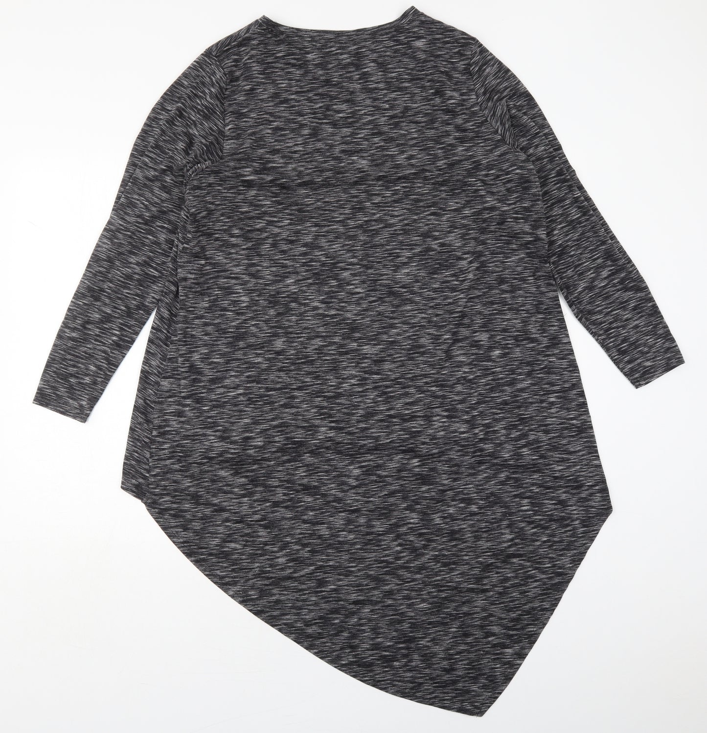 Capsule Womens Grey  Polyester Basic T-Shirt Size 18 Round Neck