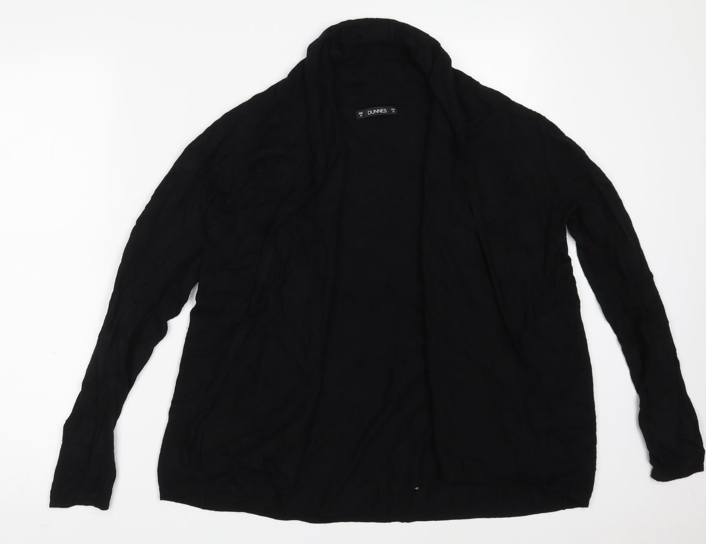 Dunnes Stores Womens Black V-Neck  Viscose Wrap Jumper Size M