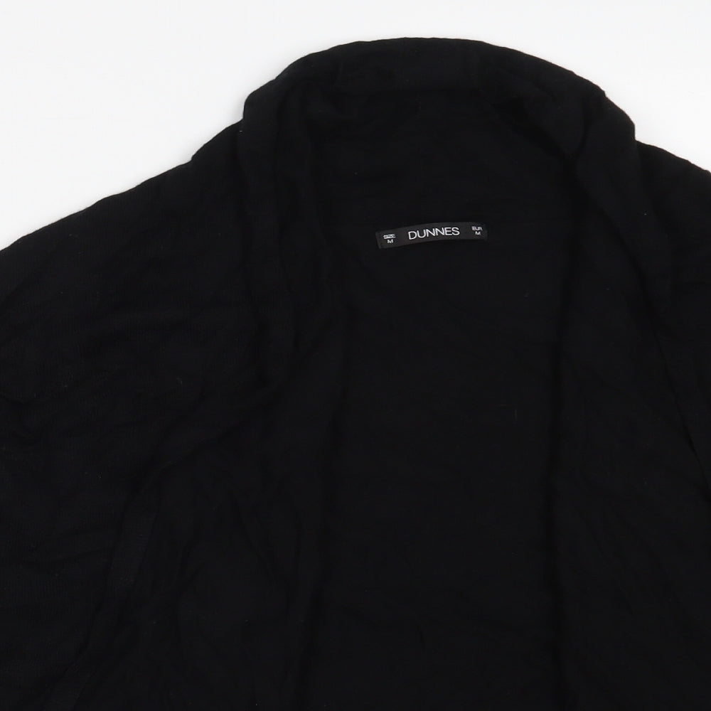 Dunnes Stores Womens Black V-Neck  Viscose Wrap Jumper Size M