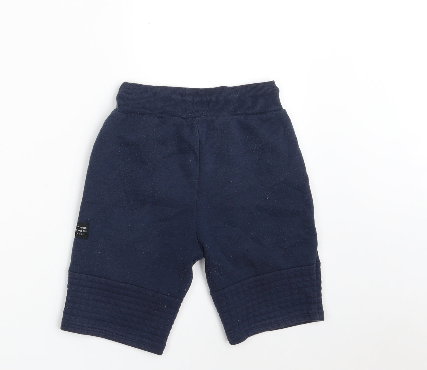 Primark Boys Blue  Cotton Sweat Shorts Size 6-7 Years  Regular