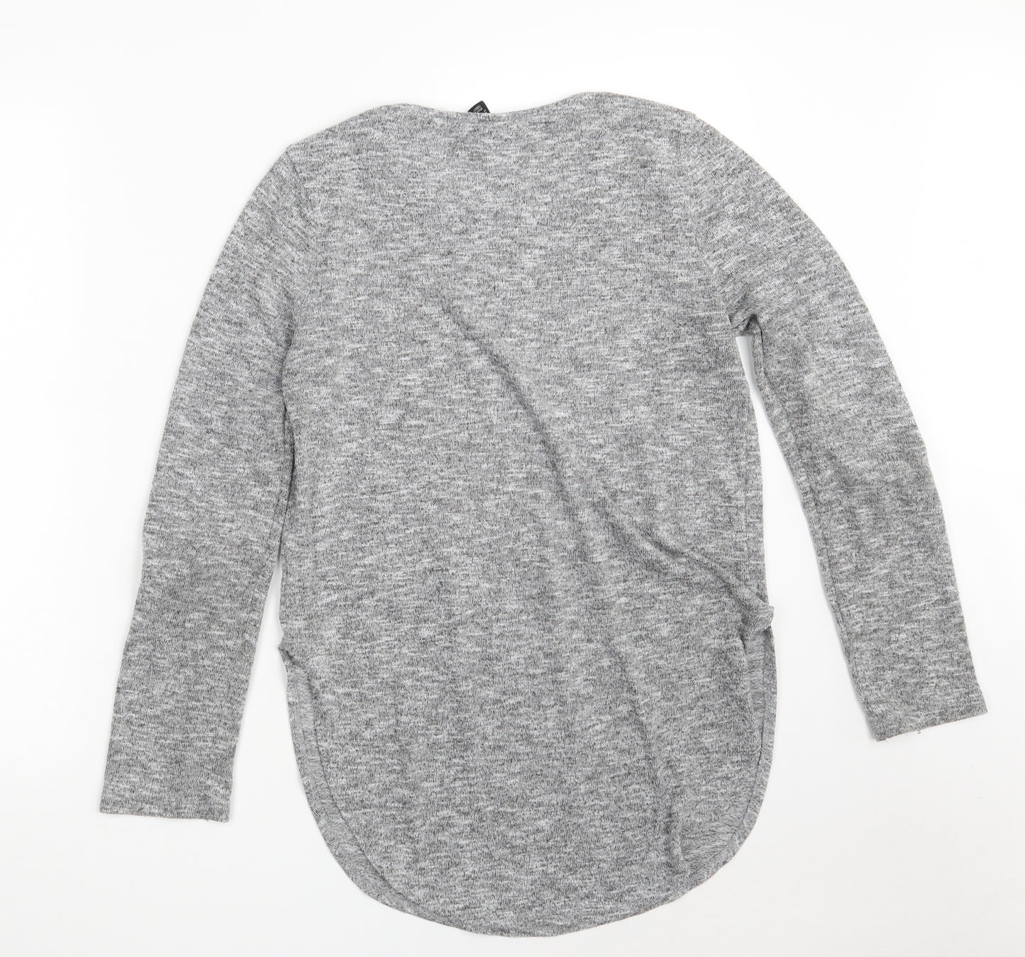 Atmosphere Womens Grey Round Neck  Polyester Pullover Jumper Size 12