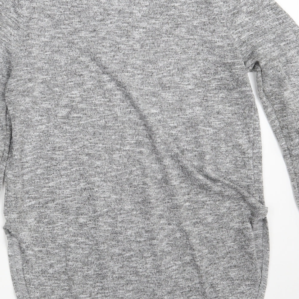 Atmosphere Womens Grey Round Neck  Polyester Pullover Jumper Size 12