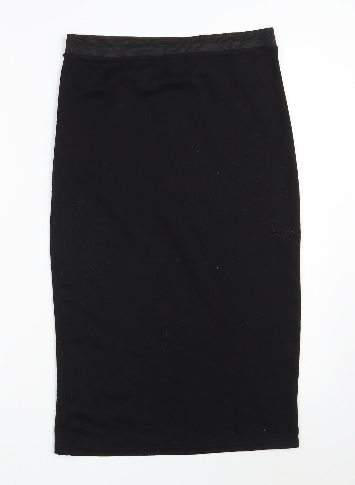 Chemistry Womens Black  Polyester Straight & Pencil Skirt Size 14