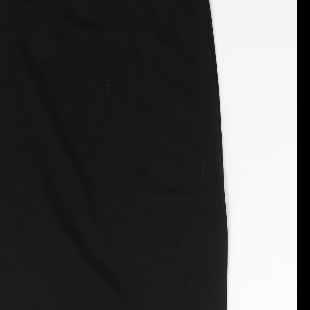 Chemistry Womens Black  Polyester Straight & Pencil Skirt Size 14