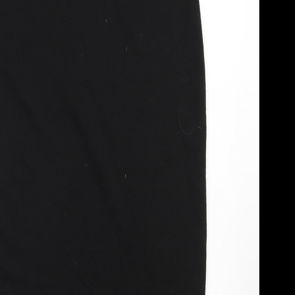 Chemistry Womens Black  Polyester Straight & Pencil Skirt Size 14