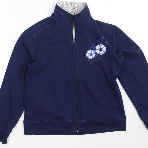 Dixie  Womens Blue   Jacket  Size S  Zip - SIZE S/M