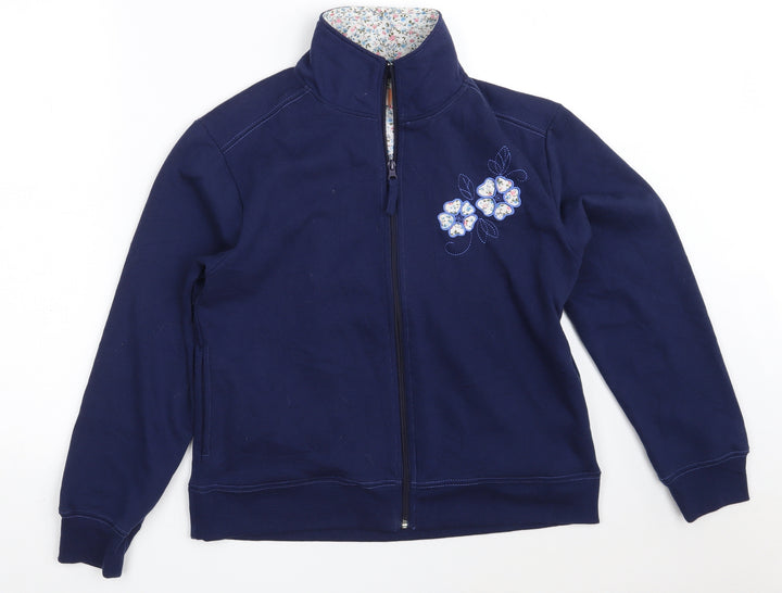 Dixie Womens Blue Jacket Size S Zip - SIZE S/M