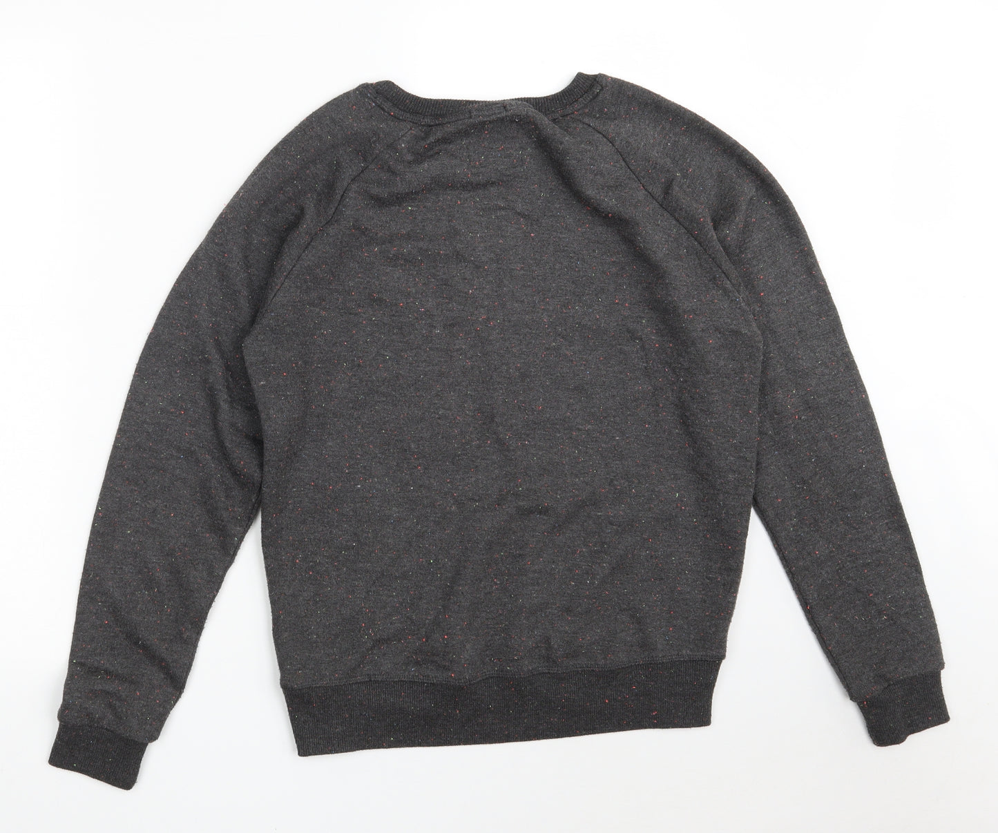Superdry Womens Grey  Cotton Pullover Sweatshirt Size S   - Miami Beach