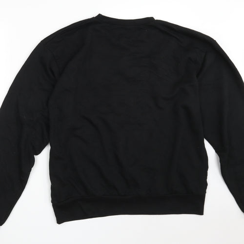 PRETTYLITTLETHING Womens Black  Polyester Pullover Sweatshirt Size S   - KANI SPORT