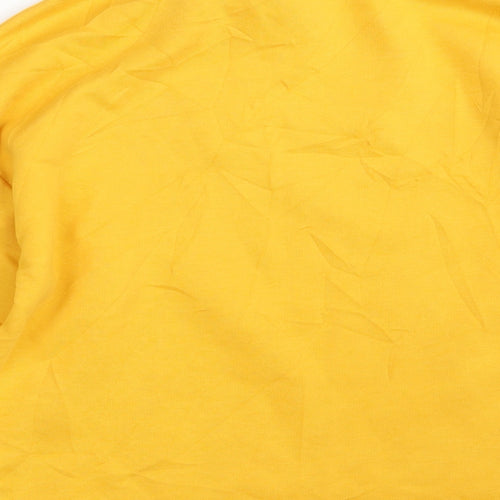 Zara Womens Yellow  Polyester Pullover Sweatshirt Size S   - Never Ending
