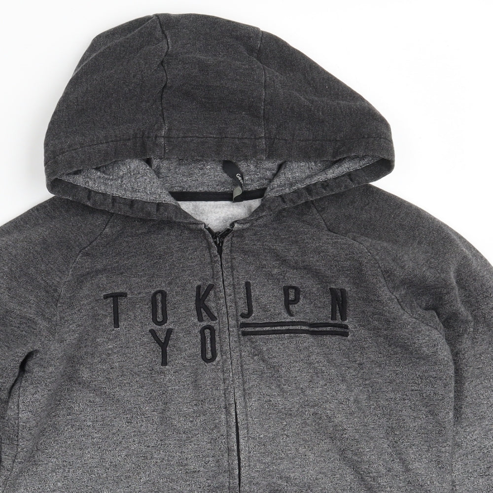 George Boys Grey   Jacket  Size 13-14 Years  Zip - TOKYO JPN