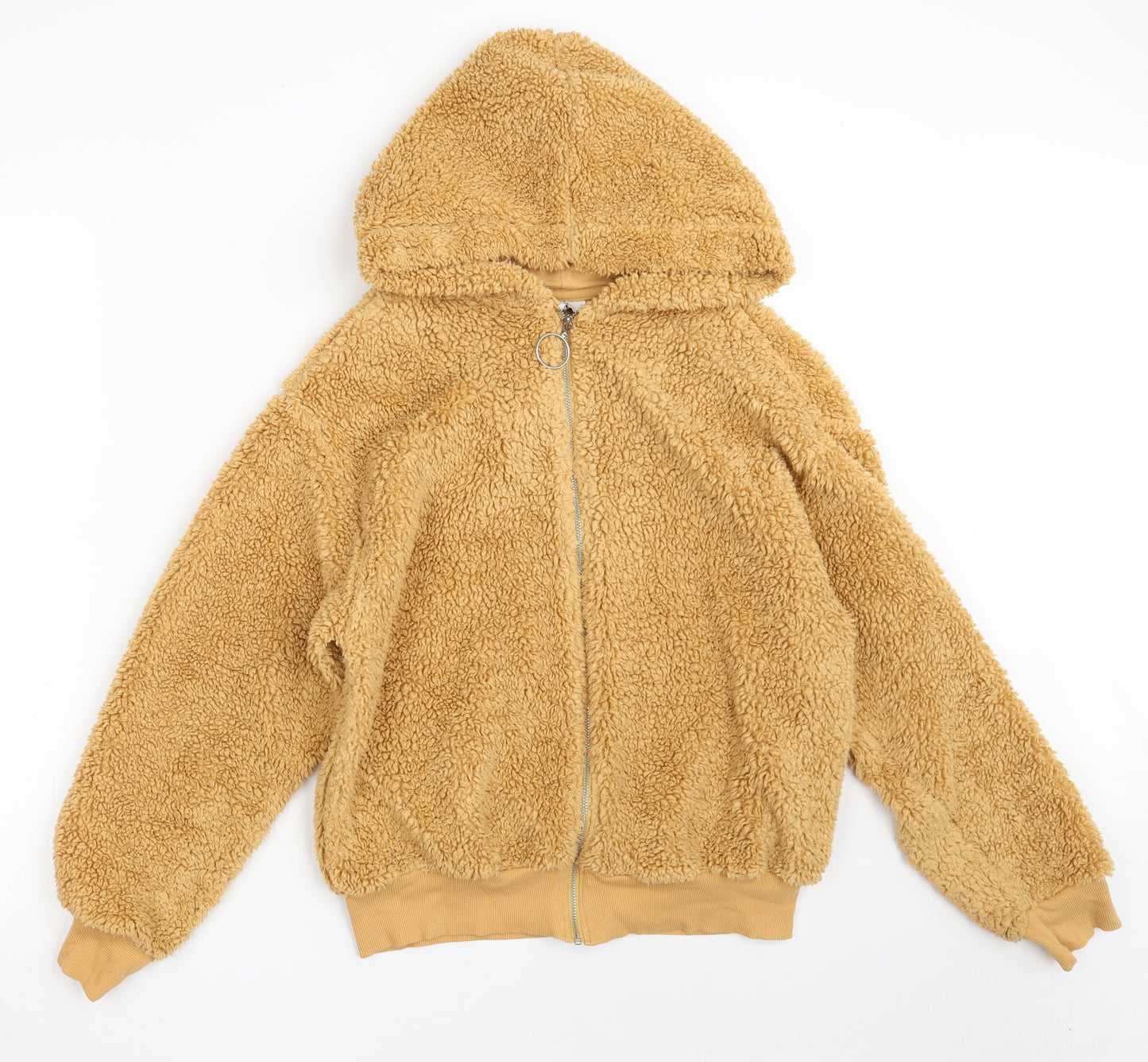 Topshop Womens Brown   Jacket  Size 6  Zip