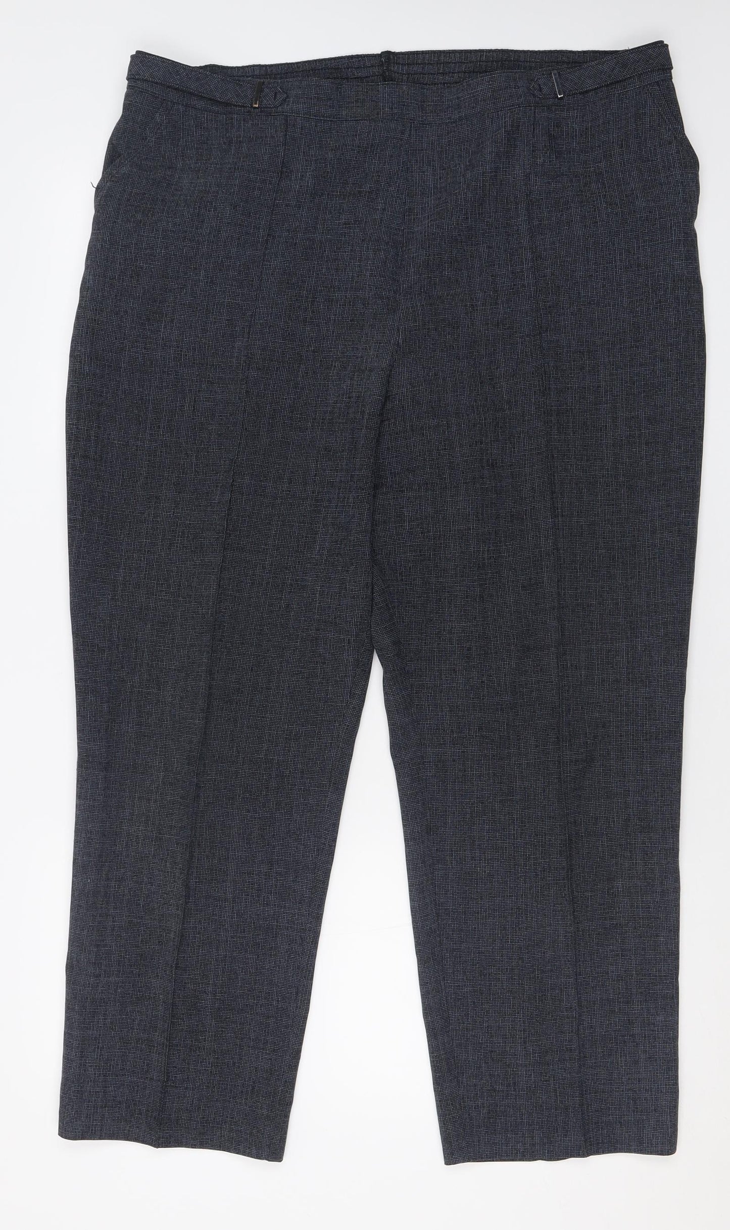 preworm Womens Blue  Polyester Trousers  Size 18 L27 in Regular