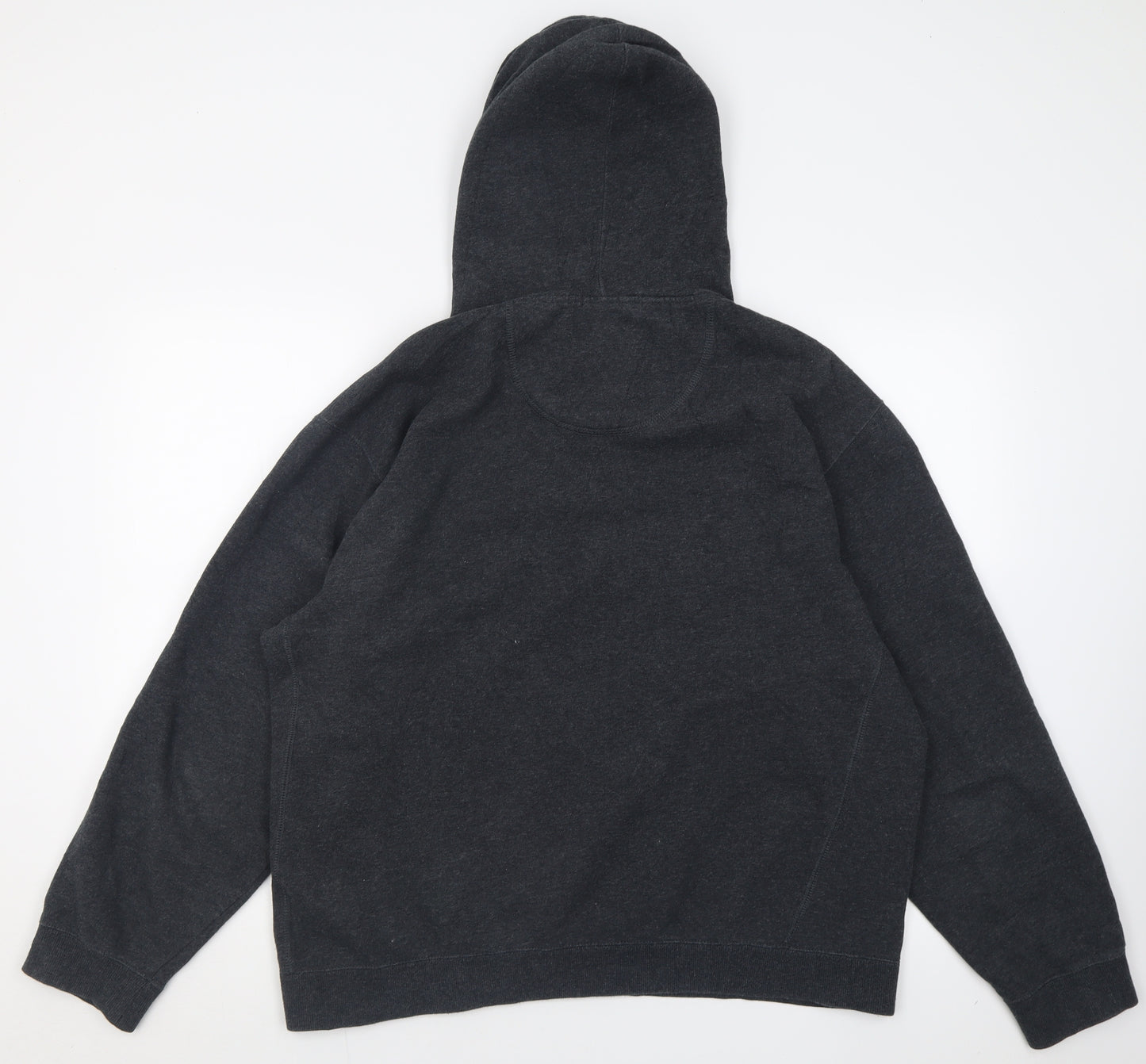 Russell Athletic Mens Grey  Cotton Pullover Hoodie Size 2XL