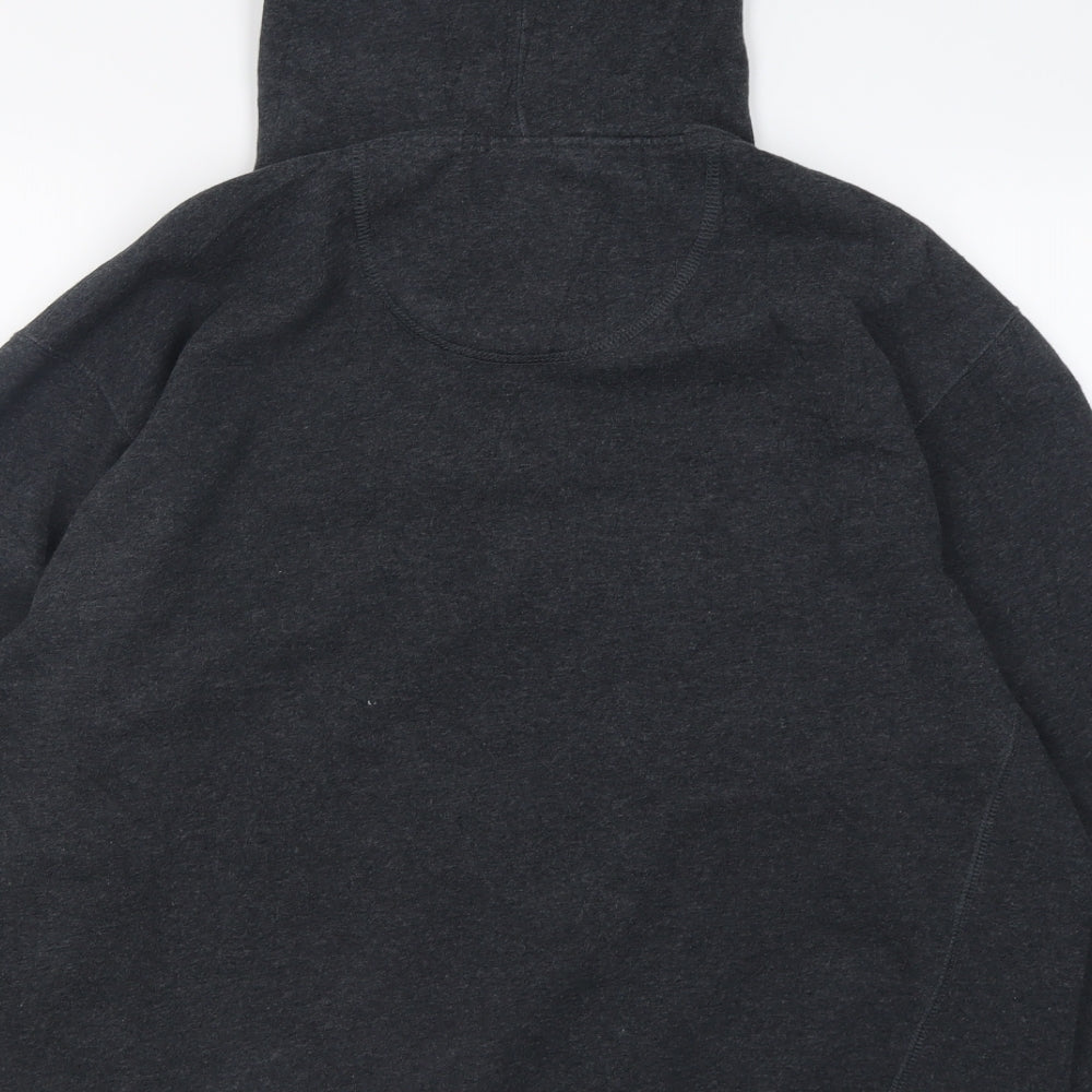 Russell Athletic Mens Grey  Cotton Pullover Hoodie Size 2XL