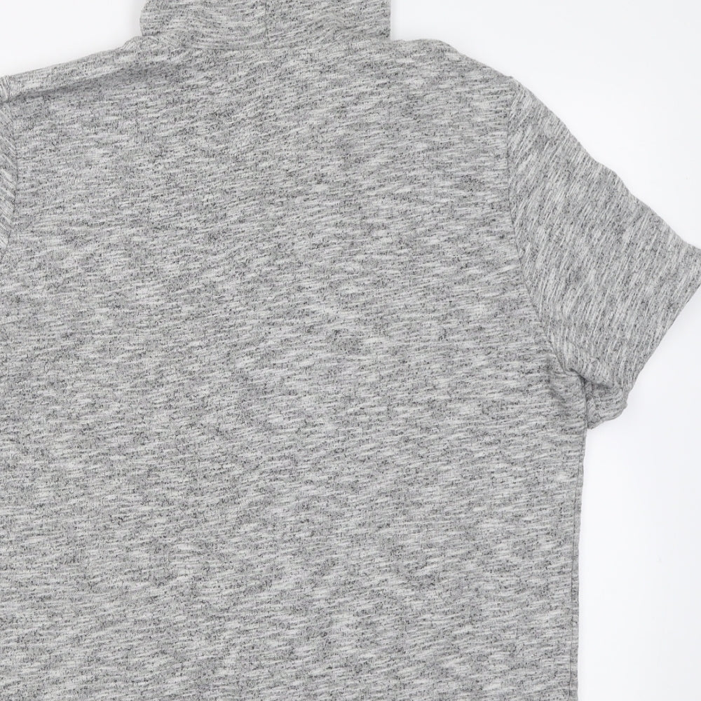 Reiss Womens Grey  Cotton Pullover Hoodie Size M  Pullover