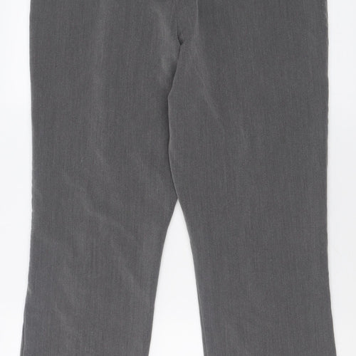 bonmar ch Womens Grey  Polyester Trousers  Size 12 L27 in Regular