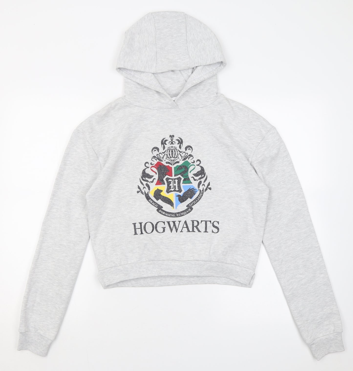 Peacocks Girls Grey  Cotton Pullover Hoodie Size 13-14 Years  Pullover - Harry Potter