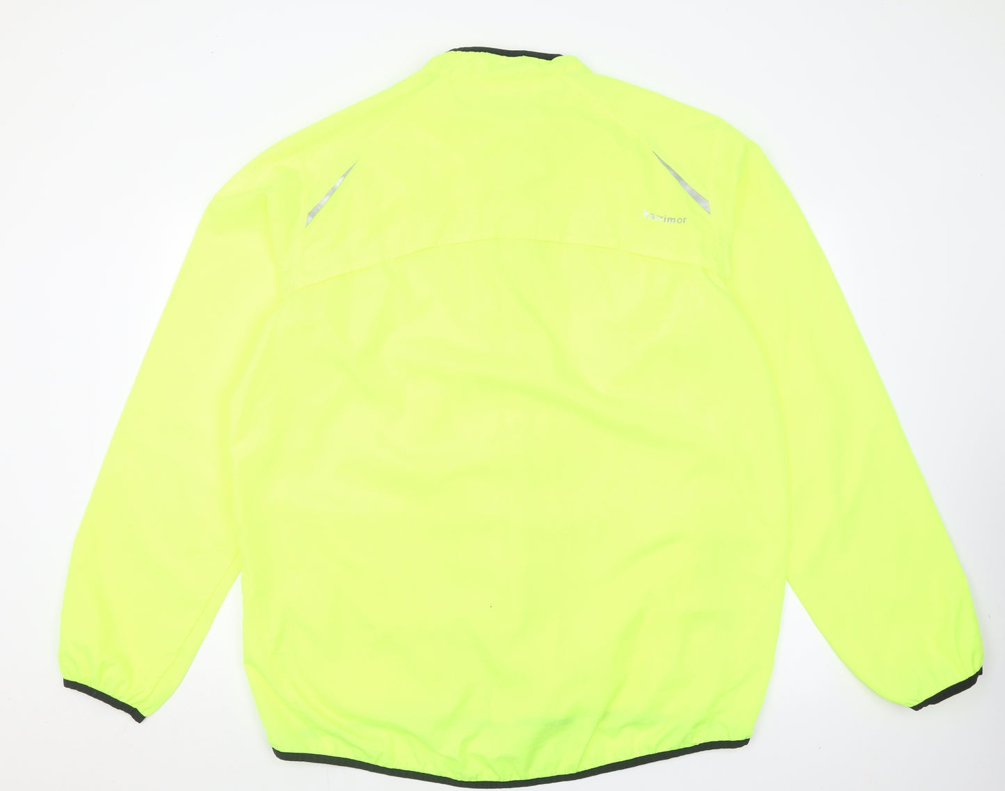 Karrimor Mens Yellow  Polyester Basic Casual Size XL Crew Neck Zip
