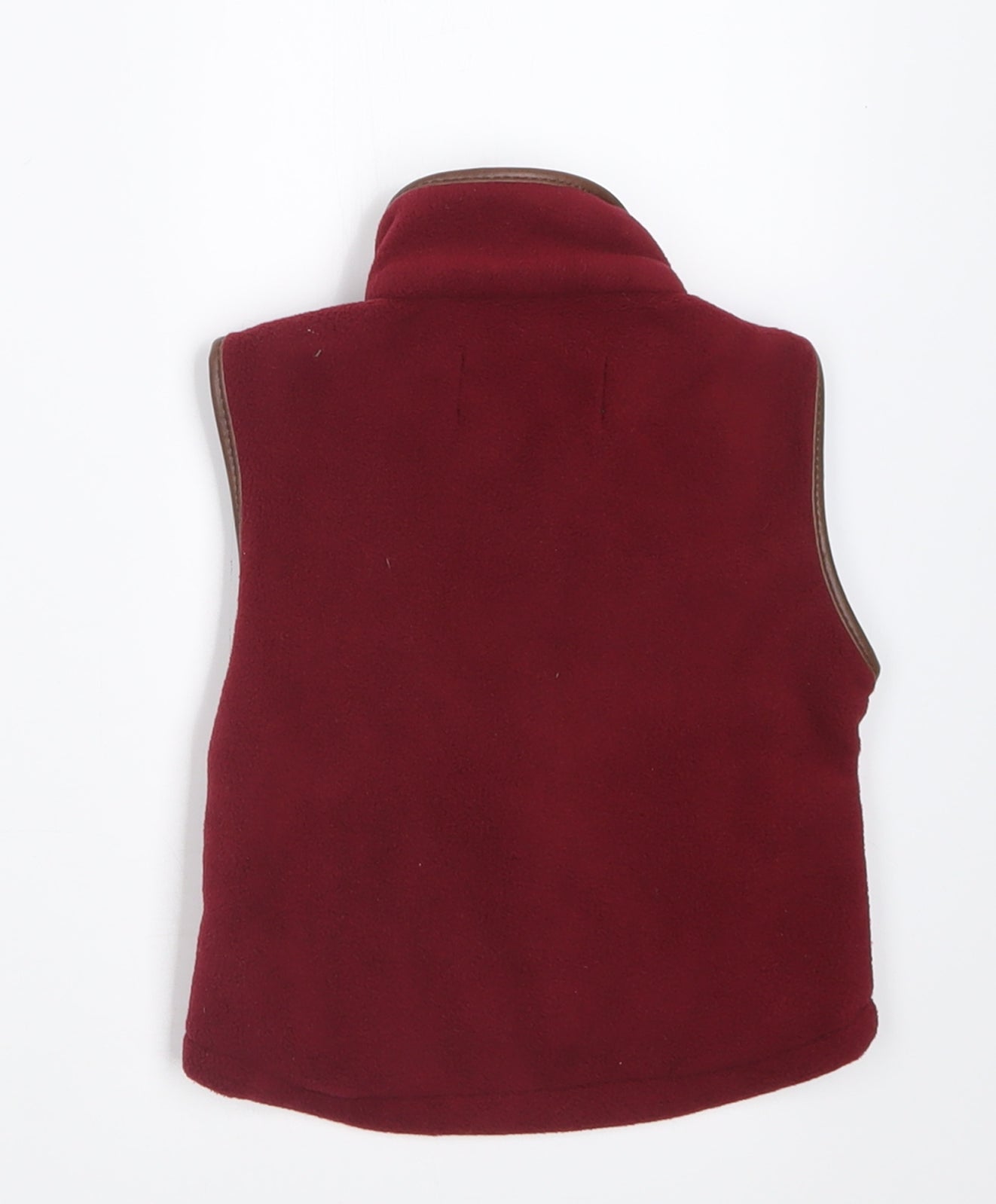 royal acropole Boys Red   Gilet Jacket Size 6-9 Months   Zip