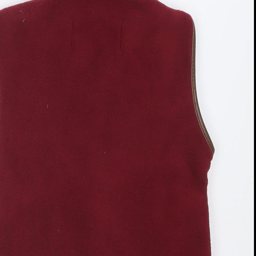 royal acropole Boys Red   Gilet Jacket Size 6-9 Months   Zip