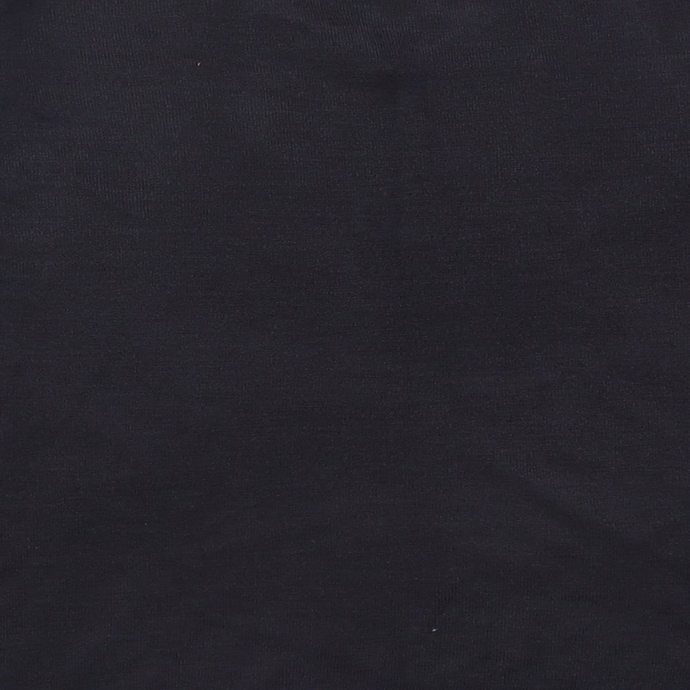 Marks and Spencer Mens Black V-Neck  Acrylic Pullover Jumper Size XL