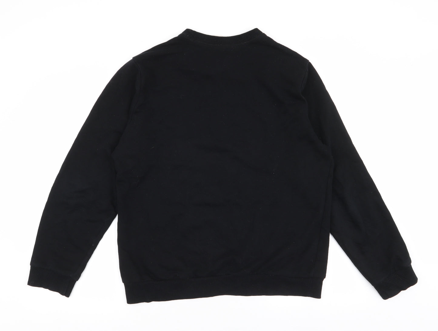 Oxylane Mens Black  Polyester Pullover Sweatshirt Size L