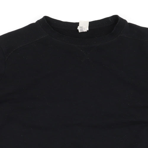 Oxylane Mens Black  Polyester Pullover Sweatshirt Size L