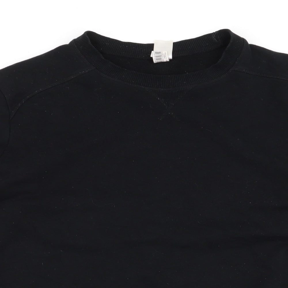 Oxylane Mens Black  Polyester Pullover Sweatshirt Size L