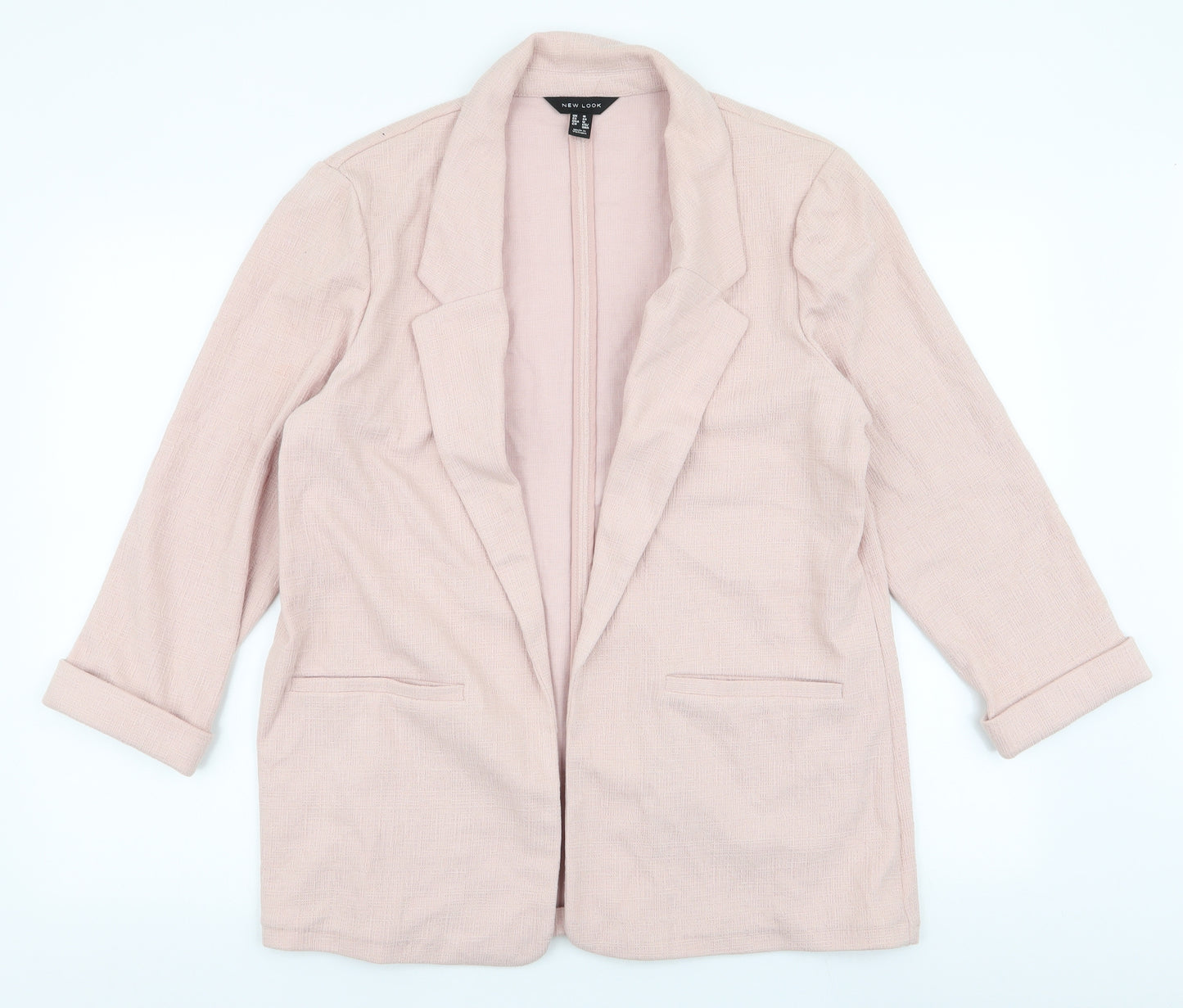 New Look Womens Pink   Jacket Blazer Size 16