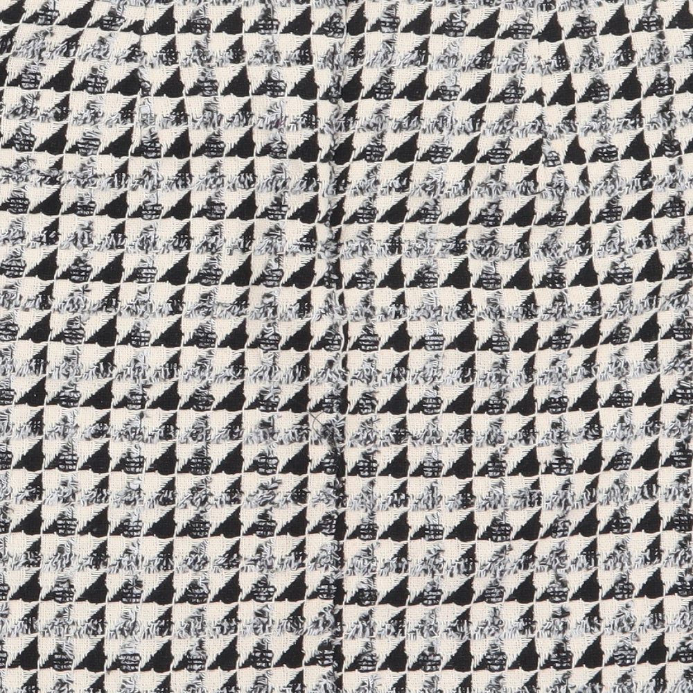 Dorothy Perkins Womens Multicoloured Geometric Polyester A-Line Skirt Size 16   Zip