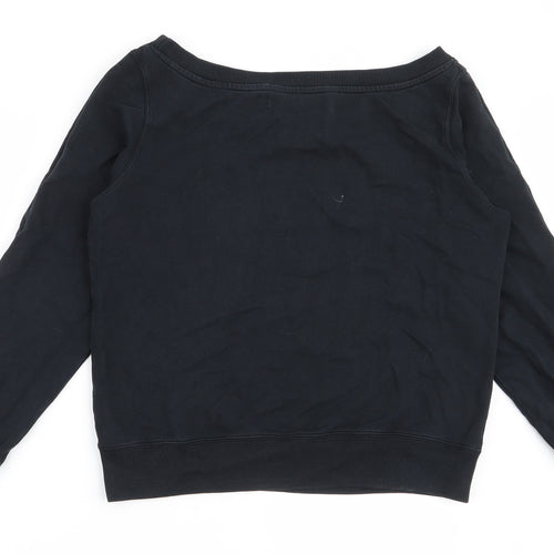 Aem Kei Womens Black  100% Cotton Pullover Sweatshirt Size L  Pullover