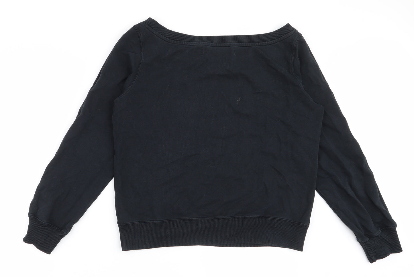 Aem Kei Womens Black  100% Cotton Pullover Sweatshirt Size L  Pullover