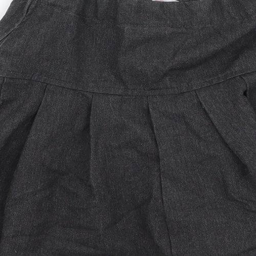 NEXT Girls Grey  Polyester Skater Skirt Size 6 Years  Regular Zip