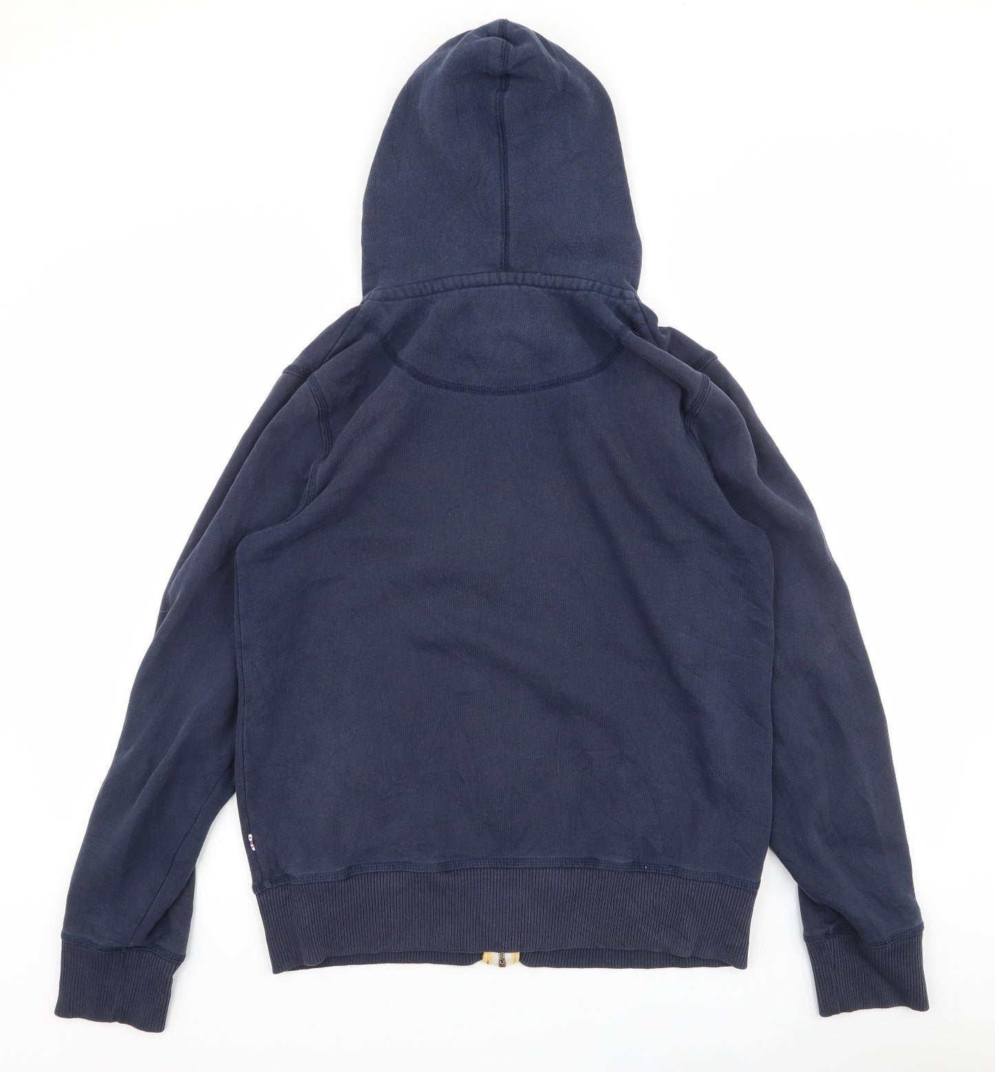 Johnnie B Mens Blue  Cotton Full Zip Hoodie Size L