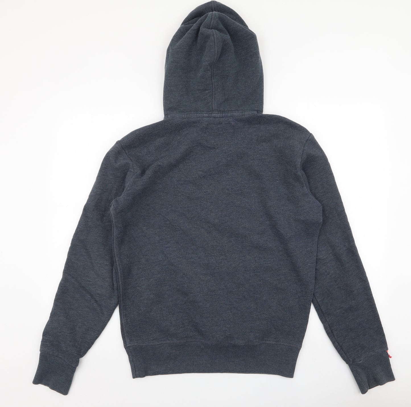 Superdry Mens Grey  Cotton Pullover Hoodie Size S