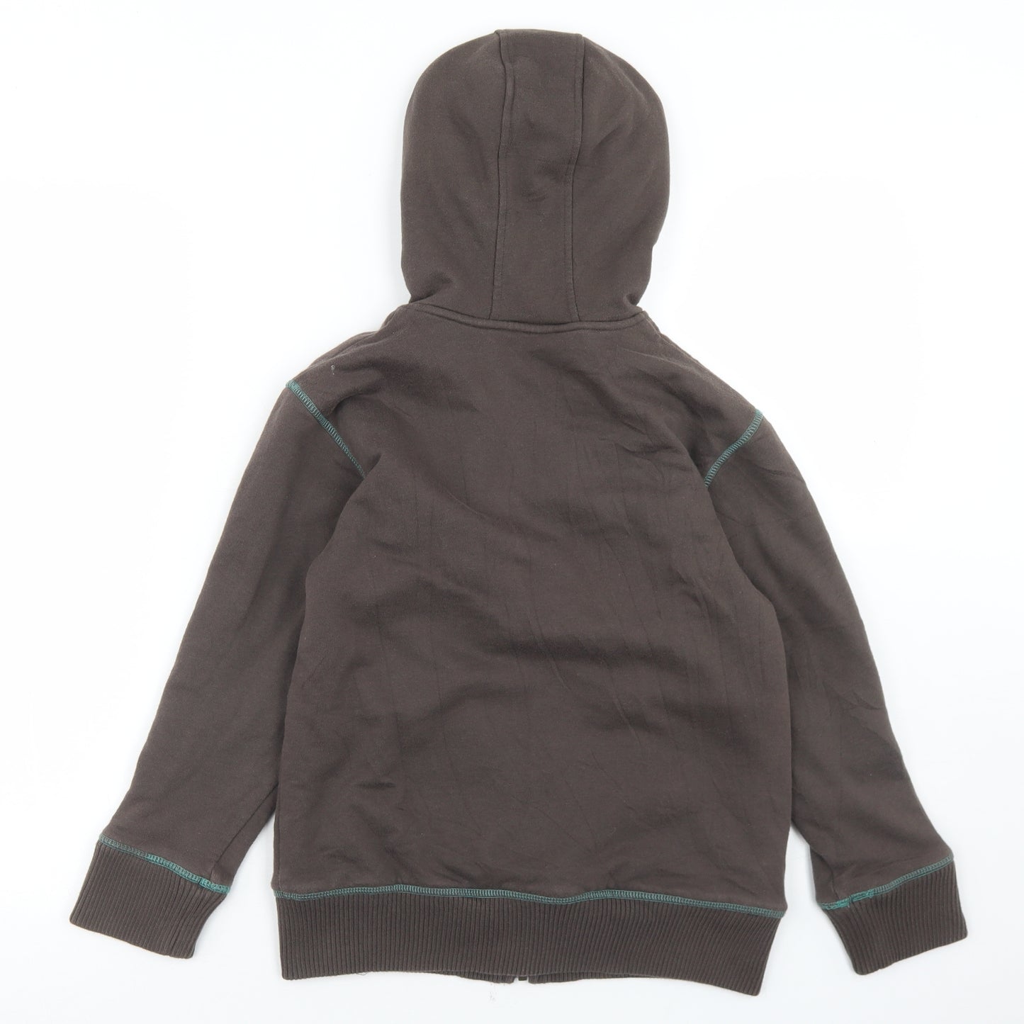 Marks and Spencer Boys Brown   Jacket  Size 9-10 Years  Zip - Fleece Lined