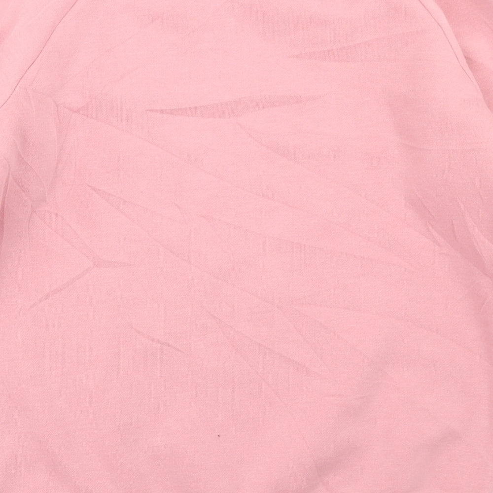 Primark Girls Pink  Polyester Pullover Sweatshirt Size 14-15 Years   - Slogan