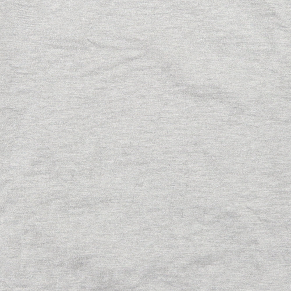 Topshop Womens Grey  Cotton Pullover Sweatshirt Size 8   - Stockholm