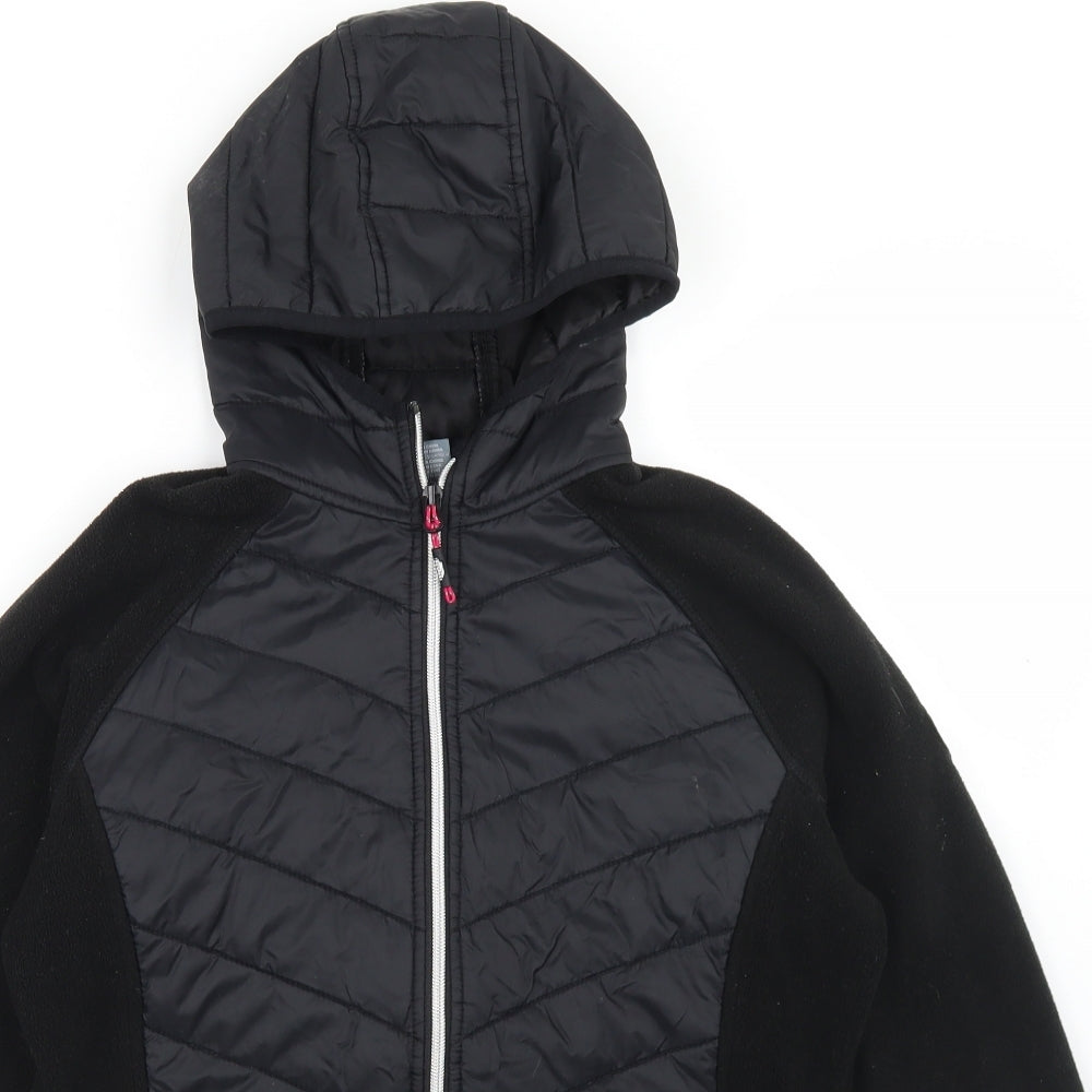 Trespass Womens Black   Jacket  Size 10  Zip - Fleece Sleeve lining
