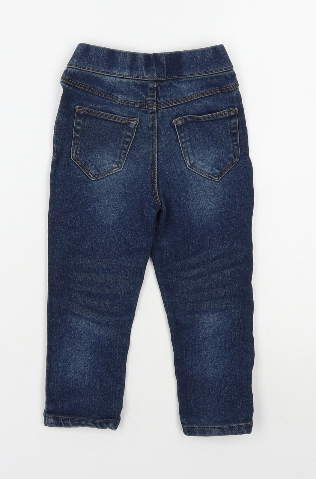 E-vie Baby Blue  Cotton Pedal Pusher Jeans Size 18-24 Months  Pullover