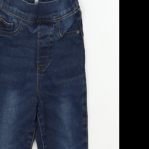 E-vie Baby Blue  Cotton Pedal Pusher Jeans Size 18-24 Months  Pullover