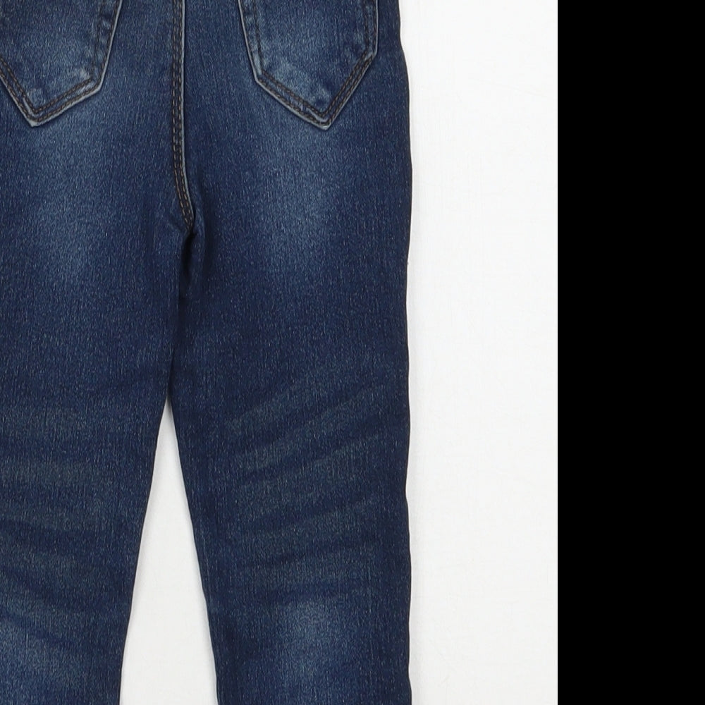 E-vie Baby Blue  Cotton Pedal Pusher Jeans Size 18-24 Months  Pullover