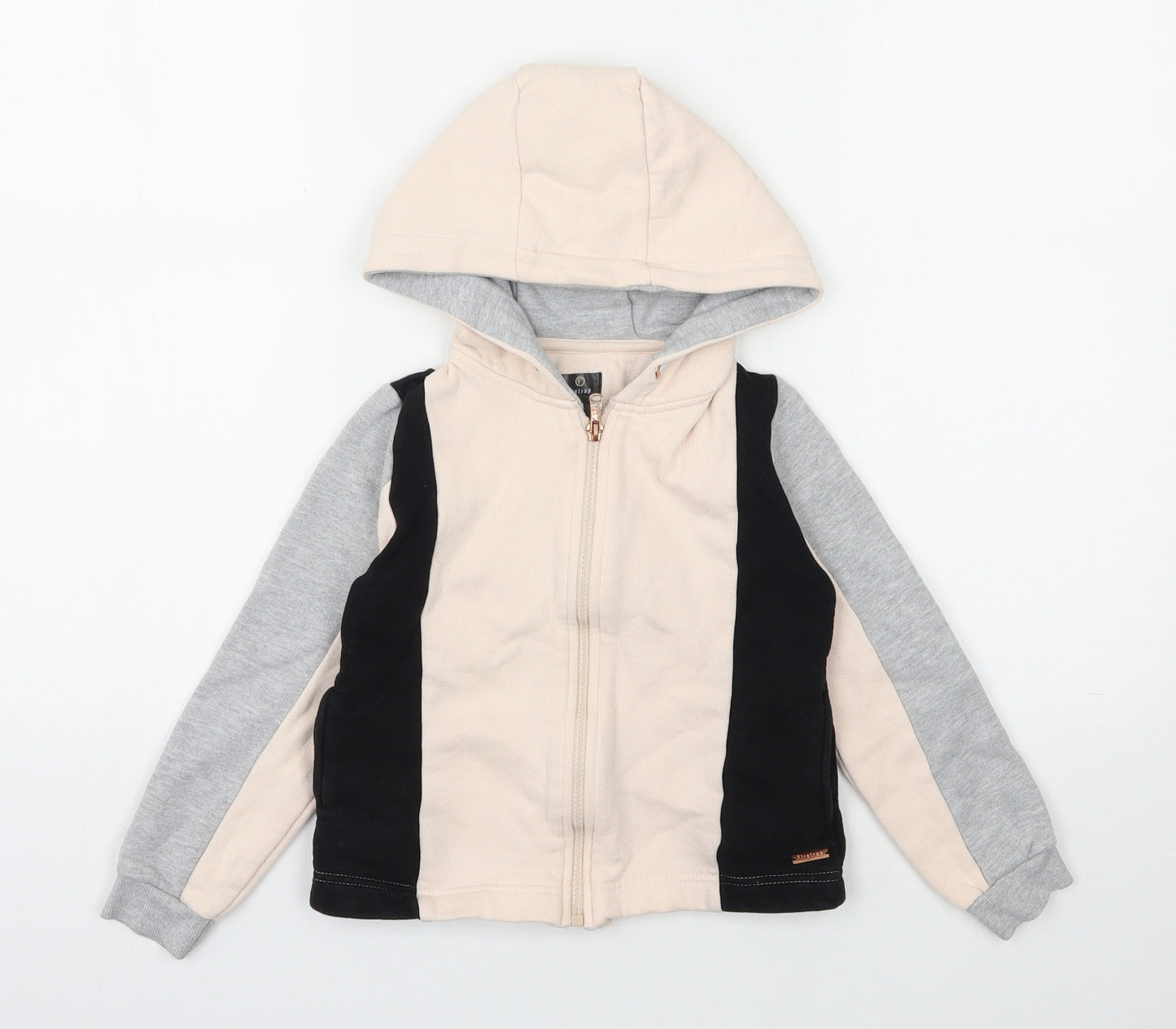 Firetrap Girls Pink  Cotton Full Zip Hoodie Size 5-6 Years  Zip