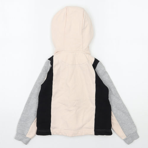 Firetrap Girls Pink  Cotton Full Zip Hoodie Size 5-6 Years  Zip