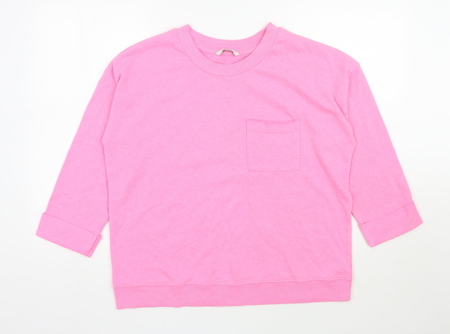 George Womens Pink  Polyester Pullover Sweatshirt Size L  Pullover