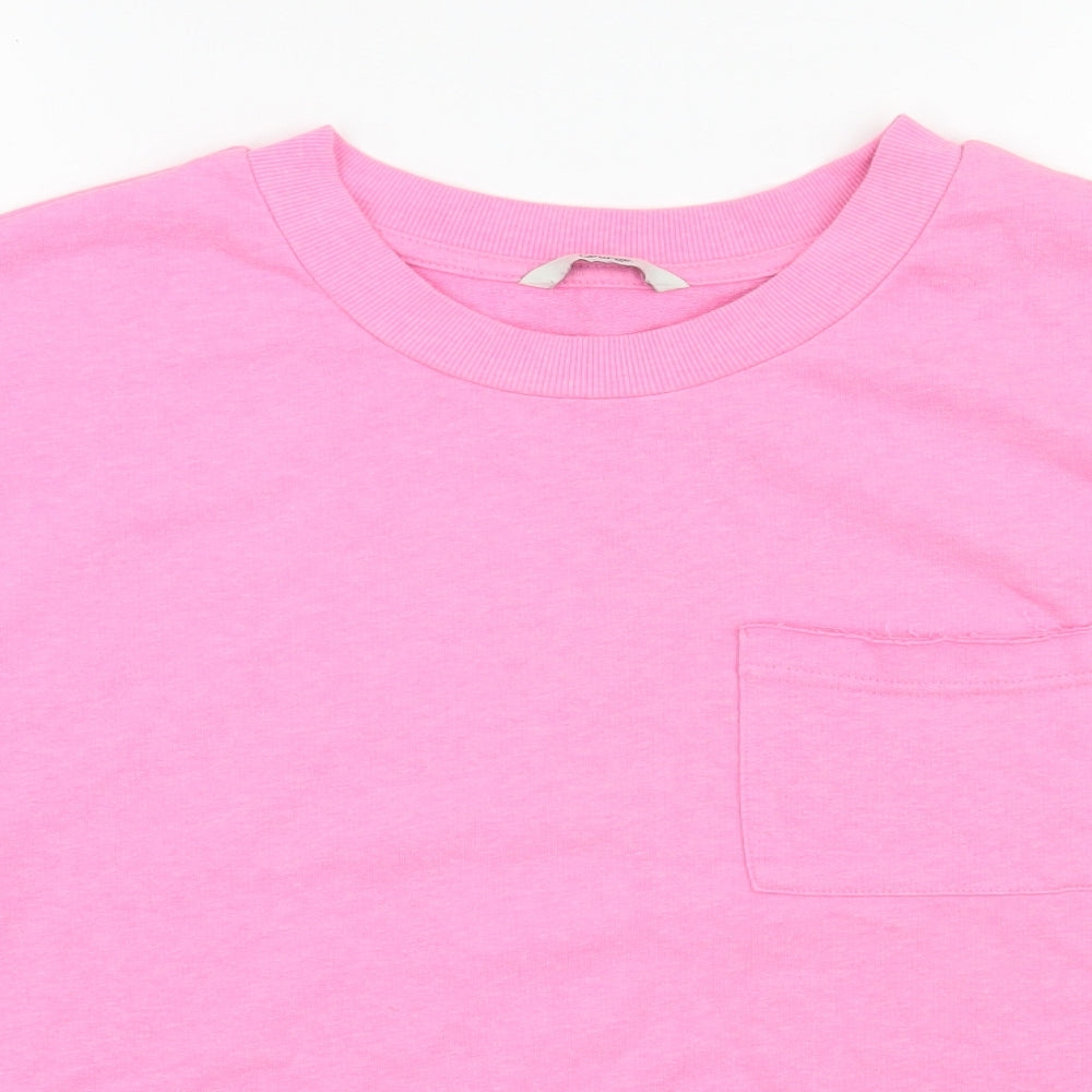 George Womens Pink  Polyester Pullover Sweatshirt Size L  Pullover